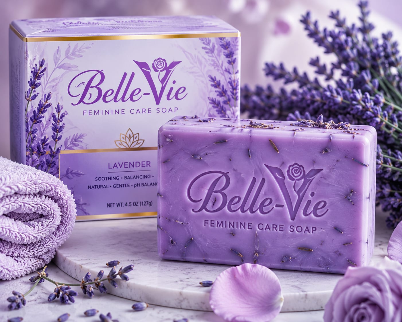 Lavender Calm – Belle-Vie™ Feminine Care Bar
