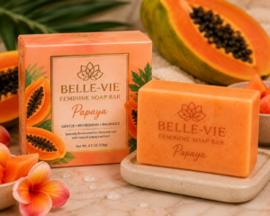 BELLE-VIE™ Papaya Feminine Soap Bar